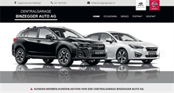 Desktop Screenshot of centralgarage-baar.ch